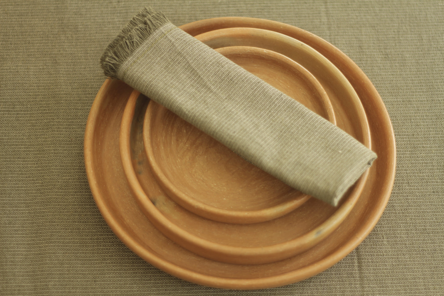 Table Runner with Tassles | Verde Bosque