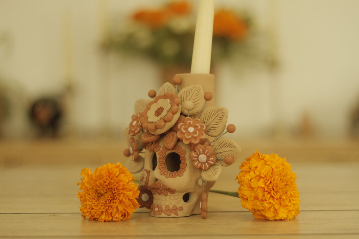 Filigrana Candleholder Skull