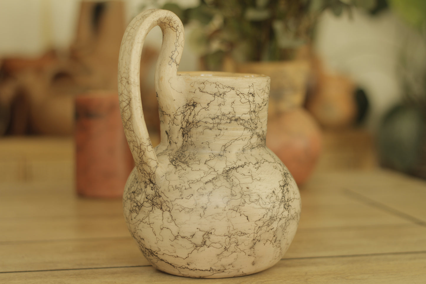 BeeLoosh Jarra Md | Blanco/Crema