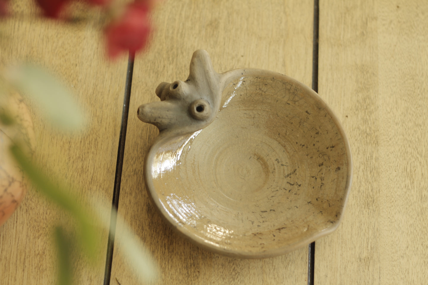Veined Heart Plate Isabel