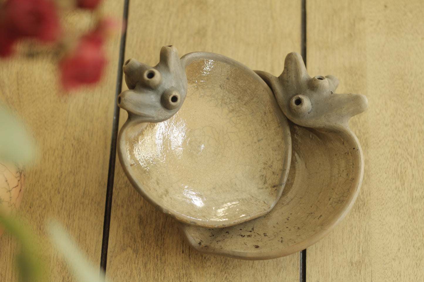 Veined Heart Plate Isabel