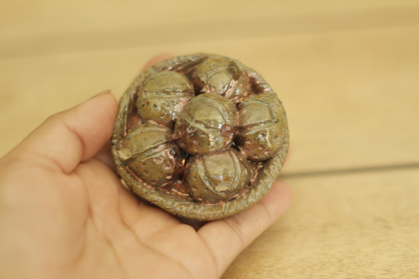 Bread Basket Figurine