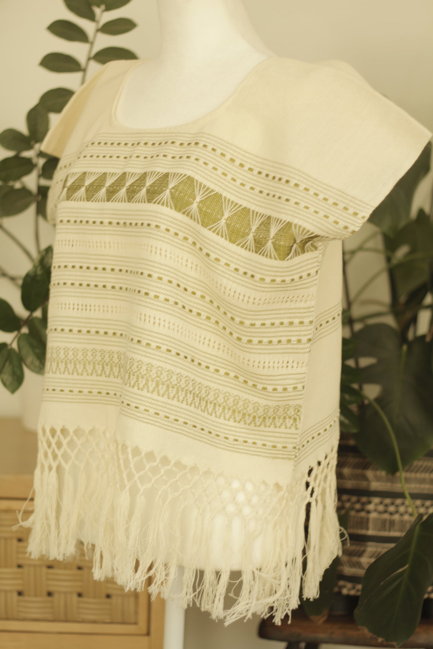Huipil Crop Top