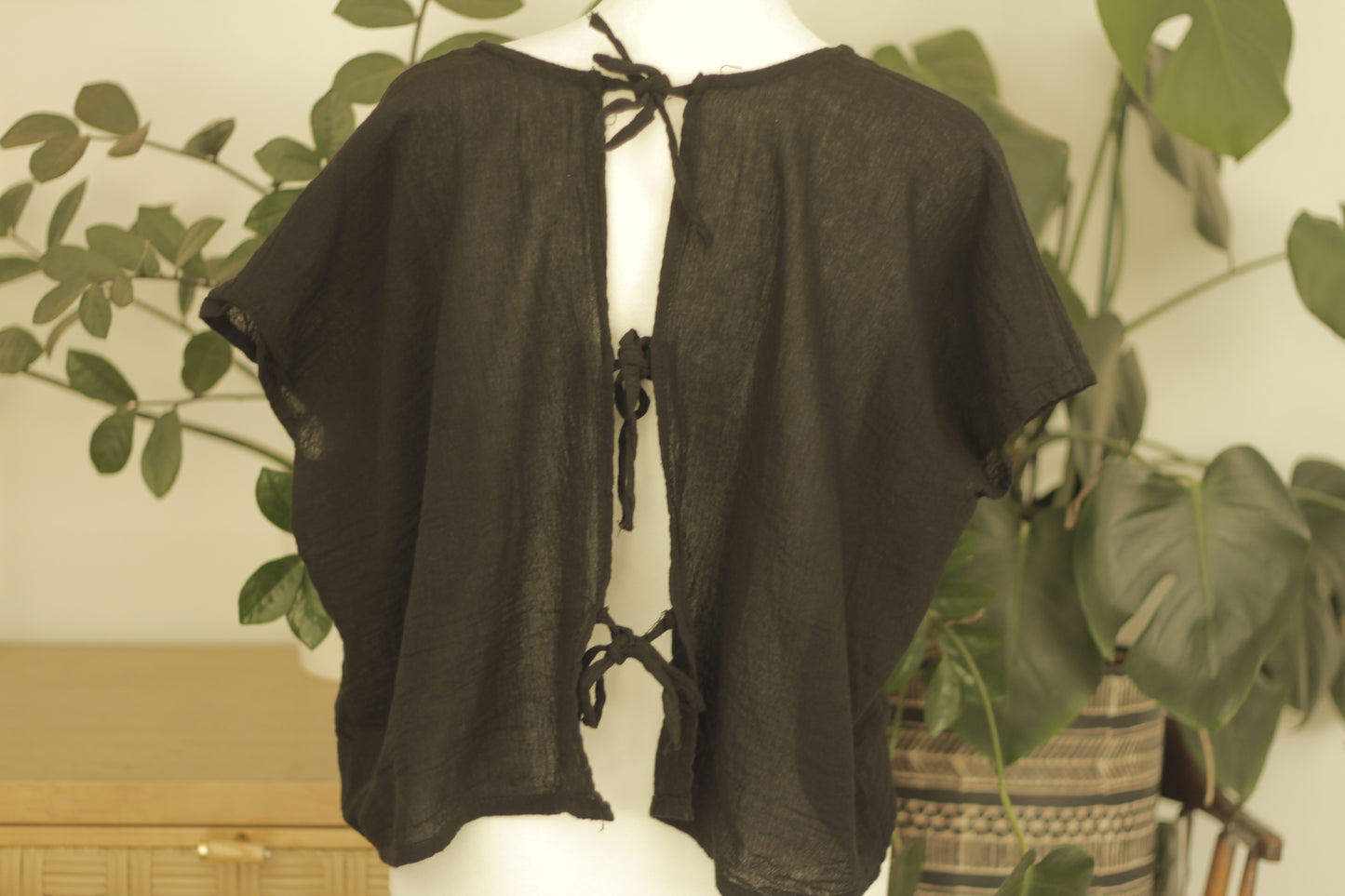 Verano Crop Top| Negro