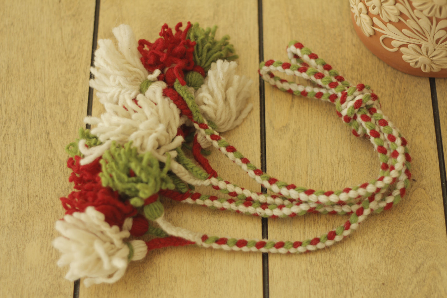 Mixe Tlacoyales | Verde Lima, Blanco Y Rojo