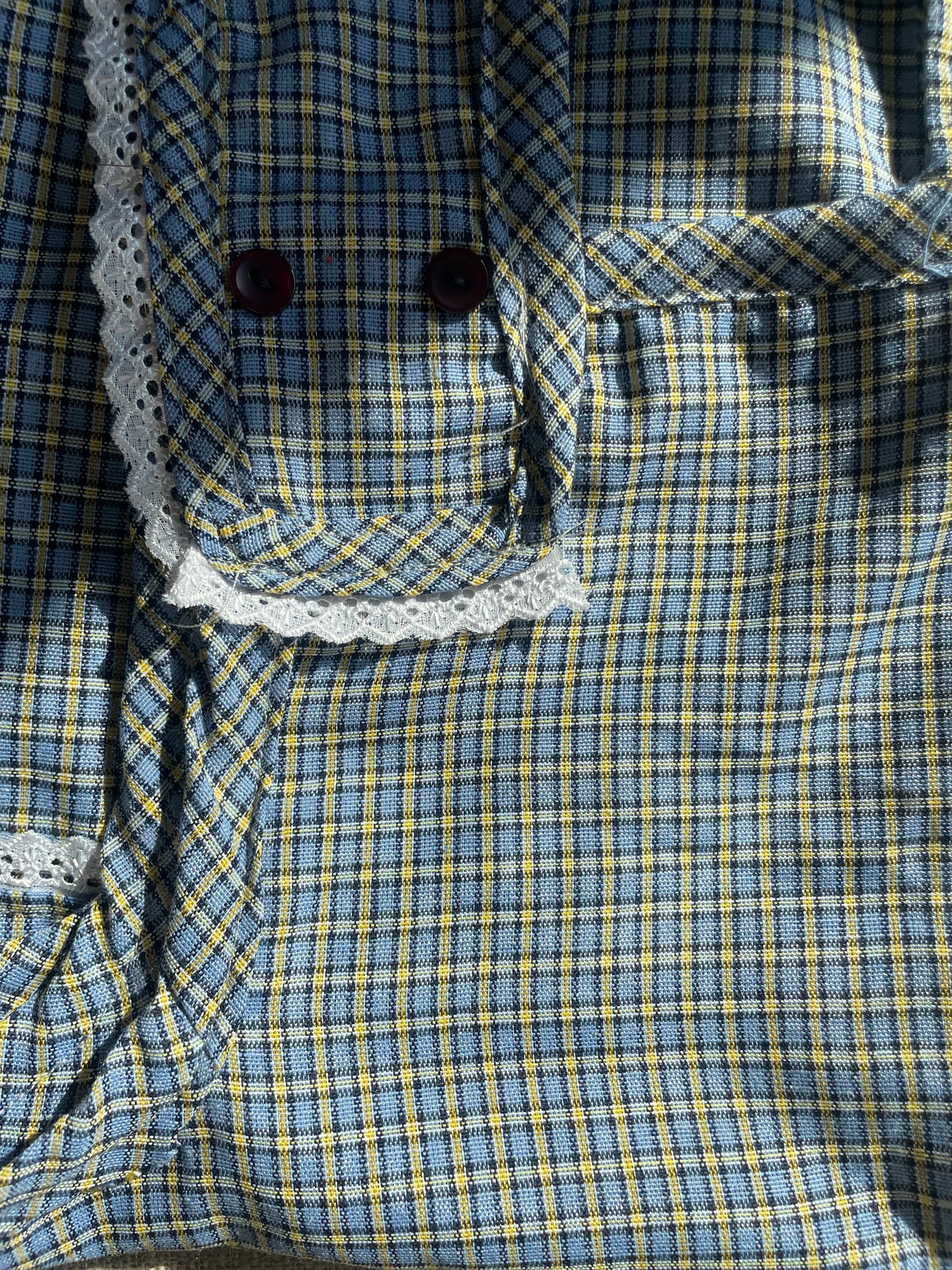 Elena Apron Blue & Yellow | Size S