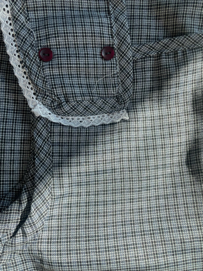 Elena Apron Black & Grey | Size M