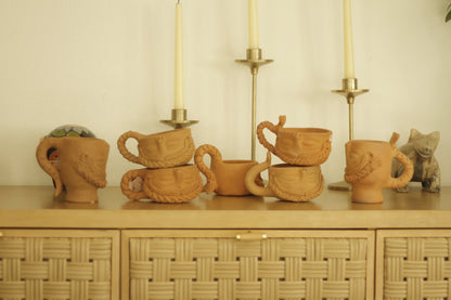 Teresita Mug |  Curved Mermaid Handle