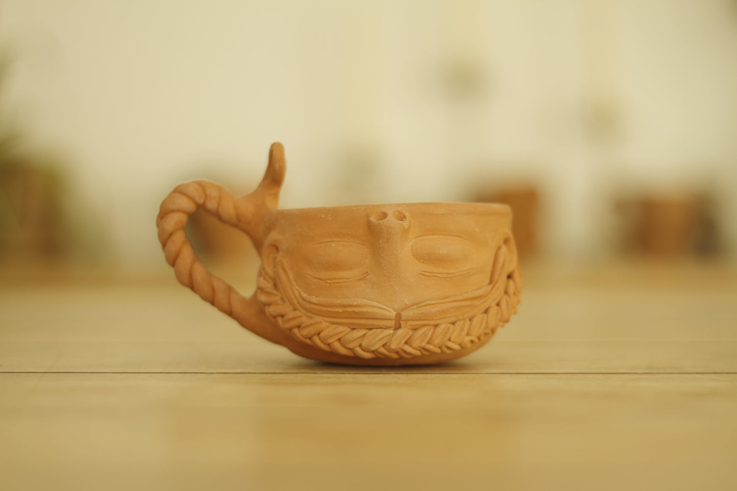 Teresita Mug | Braid Handle with Fish Fin
