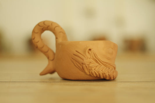 Teresita Mug |  Curved Mermaid Handle