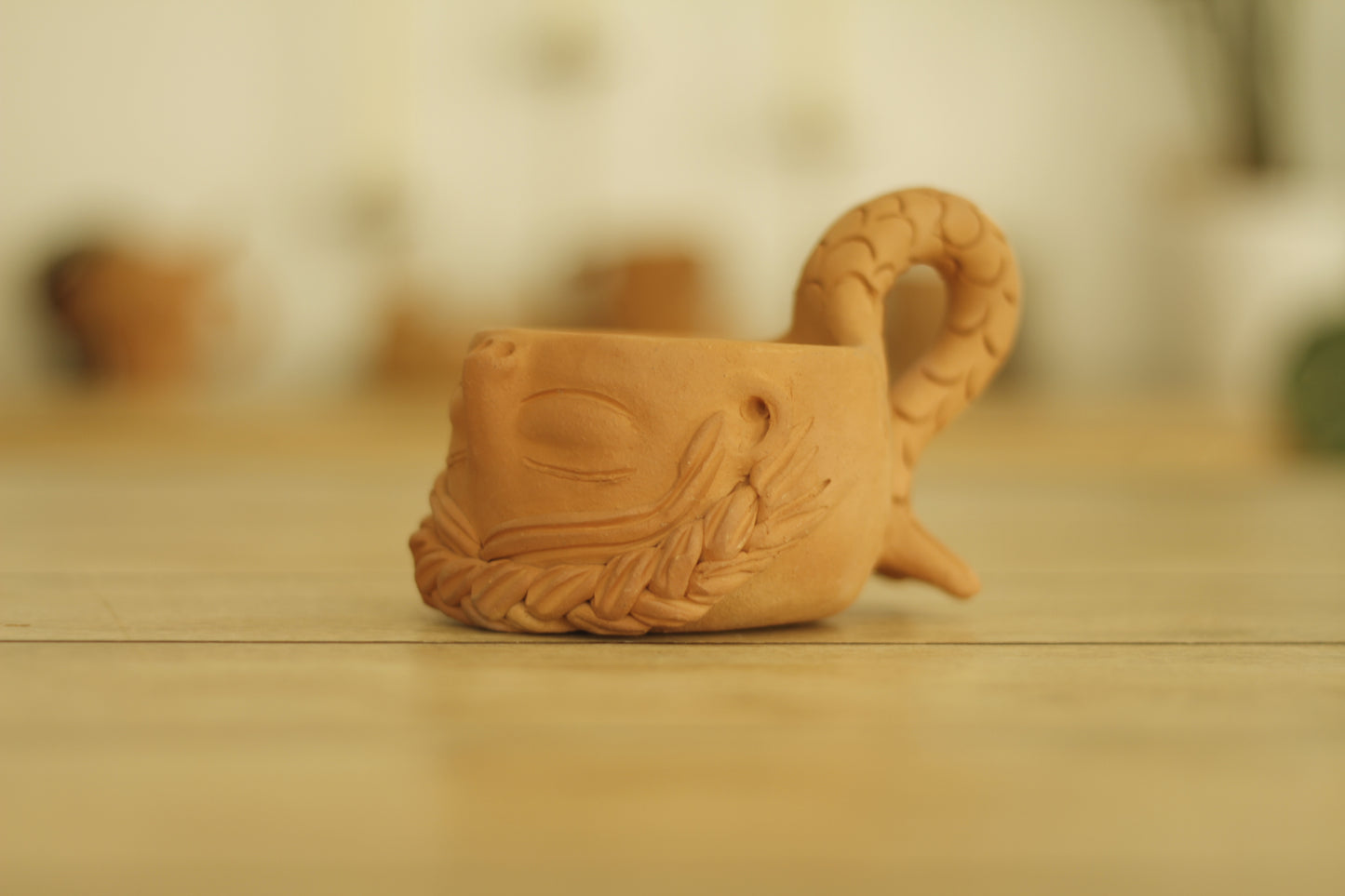 Teresita Mug |  Curved Mermaid Handle