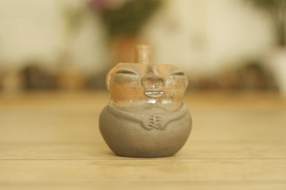 Meditating Chocolatero Semi-Glazed