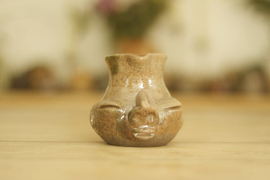 Face Pitcher Chocolatero Glazed