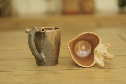 Chorreado Heart Mugs | Dark