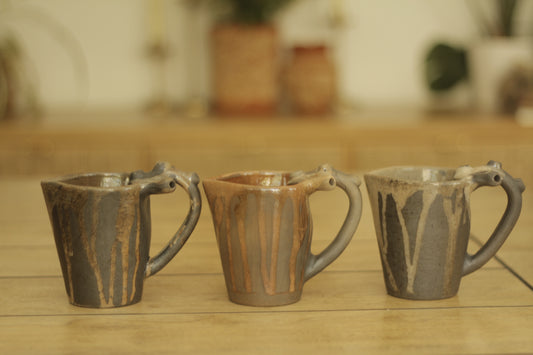 Chorreado Heart Mugs | Dark