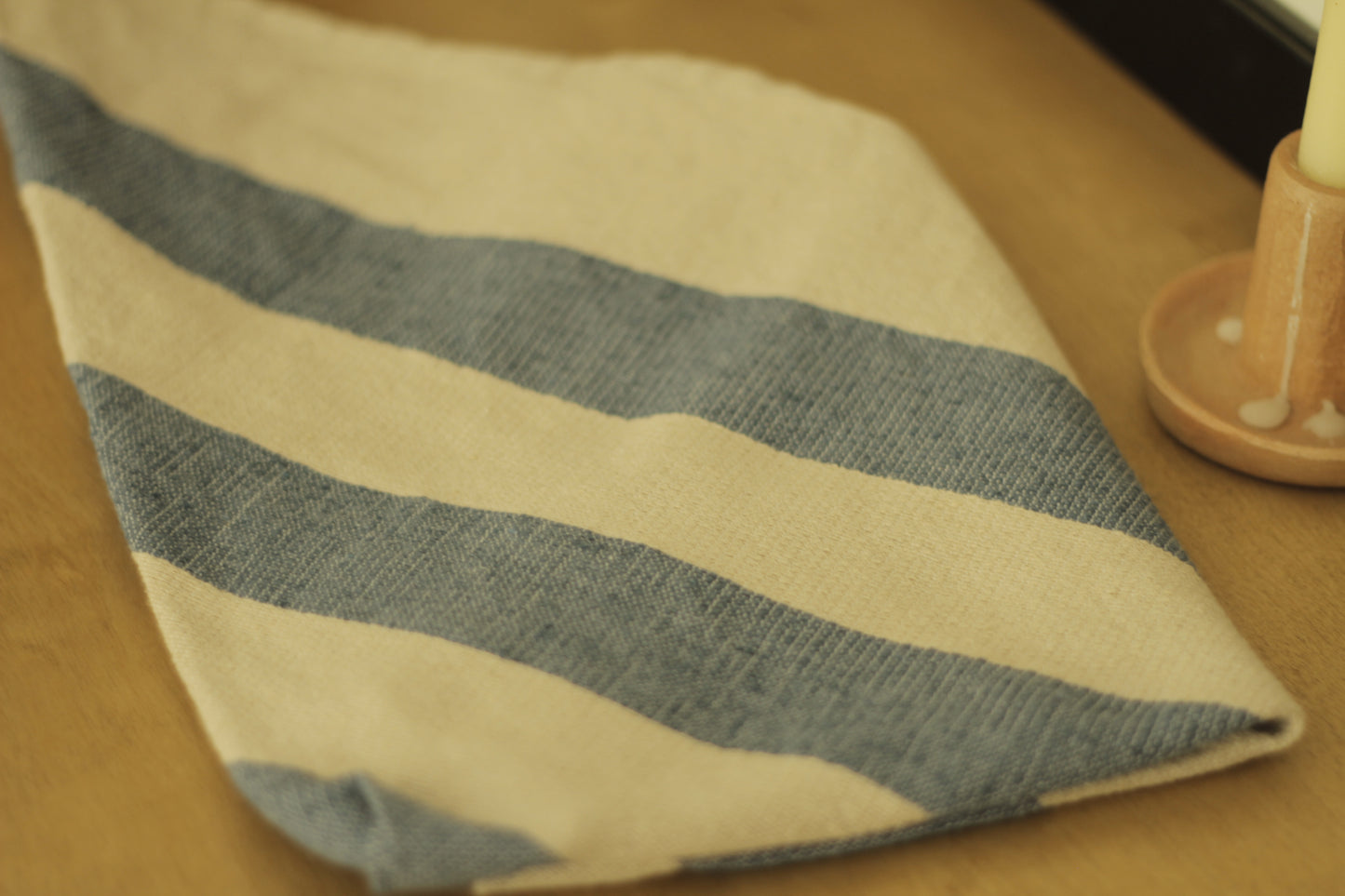 Pedal Loom Bag | Blue & Bone