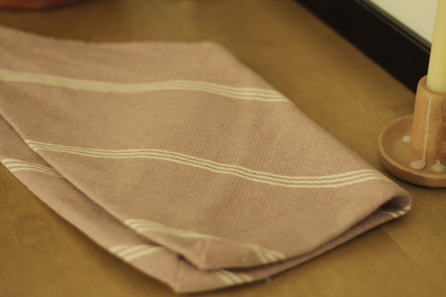 Pedal Loom Bag | Lilac and White