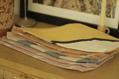 Pedal Loom Bag | Lilac and White