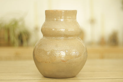 Bule Vessel Vase | Semi Glazed