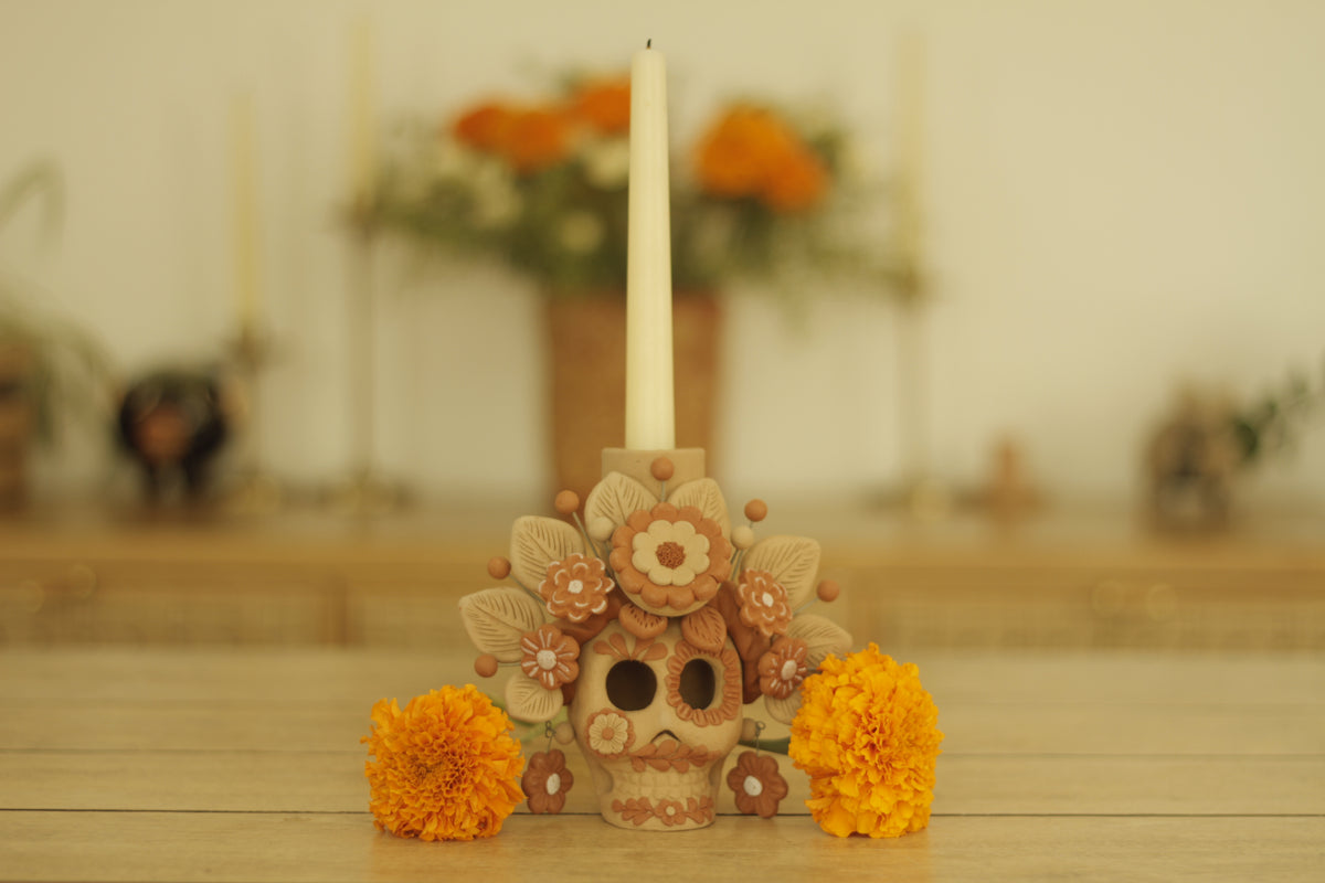 Filigrana Candleholder Skull