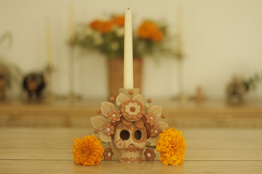 Filigrana Candleholder Skull