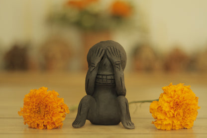 Calaverita Candleholder Set | See, Hear, Speak No Evil