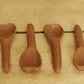 Red Clay Heart Spoons| Cucharas de Corazon Barro Rojo