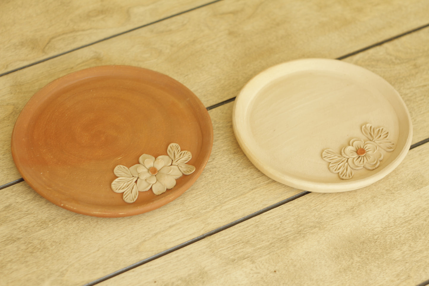 Bordado Flower Plate | Natural Color