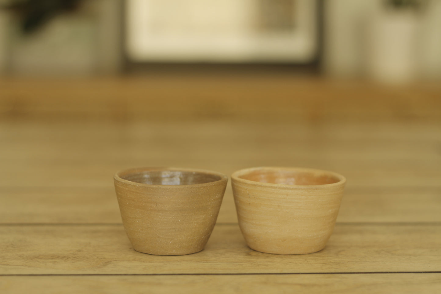 Atzompa Clay Mezcal Cup Set of 2 | Natural Tone