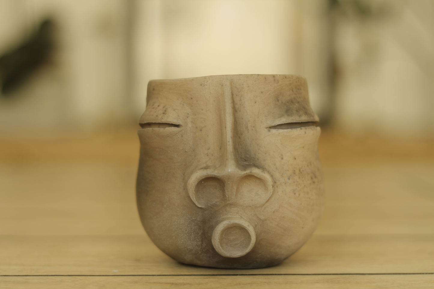 Atzompa Zapotec Face Isabel Planter | Small