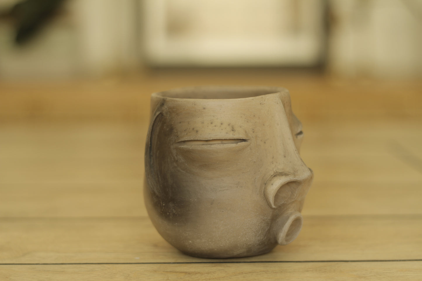 Atzompa Zapotec Face Isabel Planter | Small