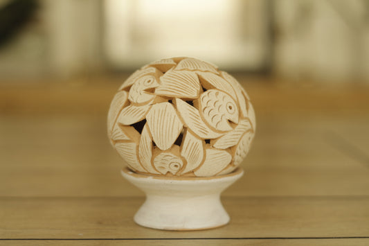 Clay Lumiere Fish Sphere | Small