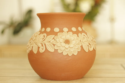 Bordado Flower Vase | Red