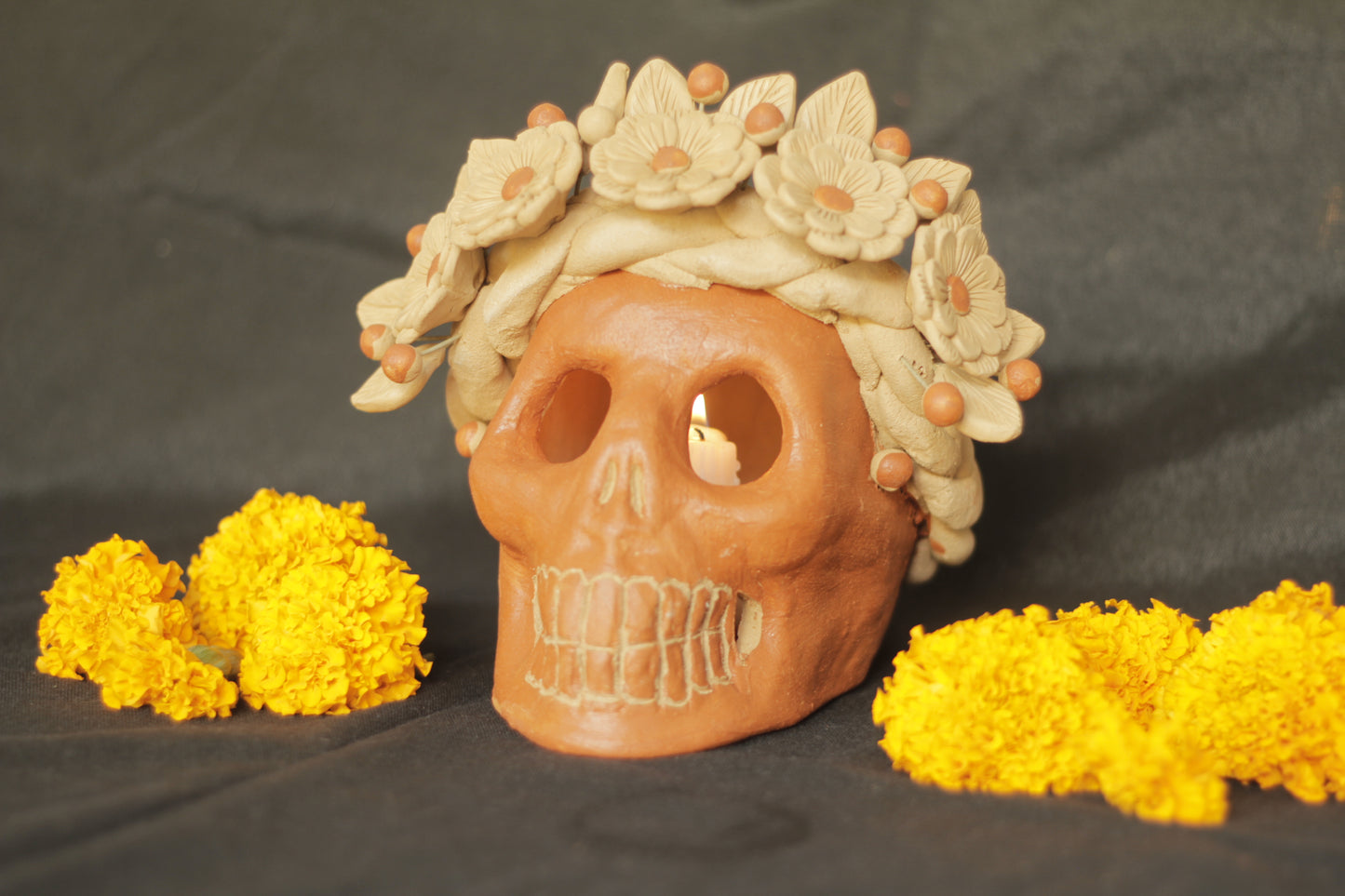 Clay Skull | Dia de Muertos Craneo