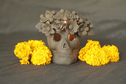 Skull Candleholder