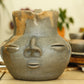 Zapotec Face Clay Pitcher | Chocolatero| Jarra | Medium