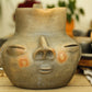 Zapotec Face Clay Pitcher | Chocolatero| Jarra | Medium