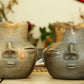 Zapotec Face Clay Pitcher | Chocolatero| Jarra | Medium