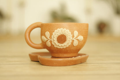 Filigrana Heart Mug & Heart Saucer