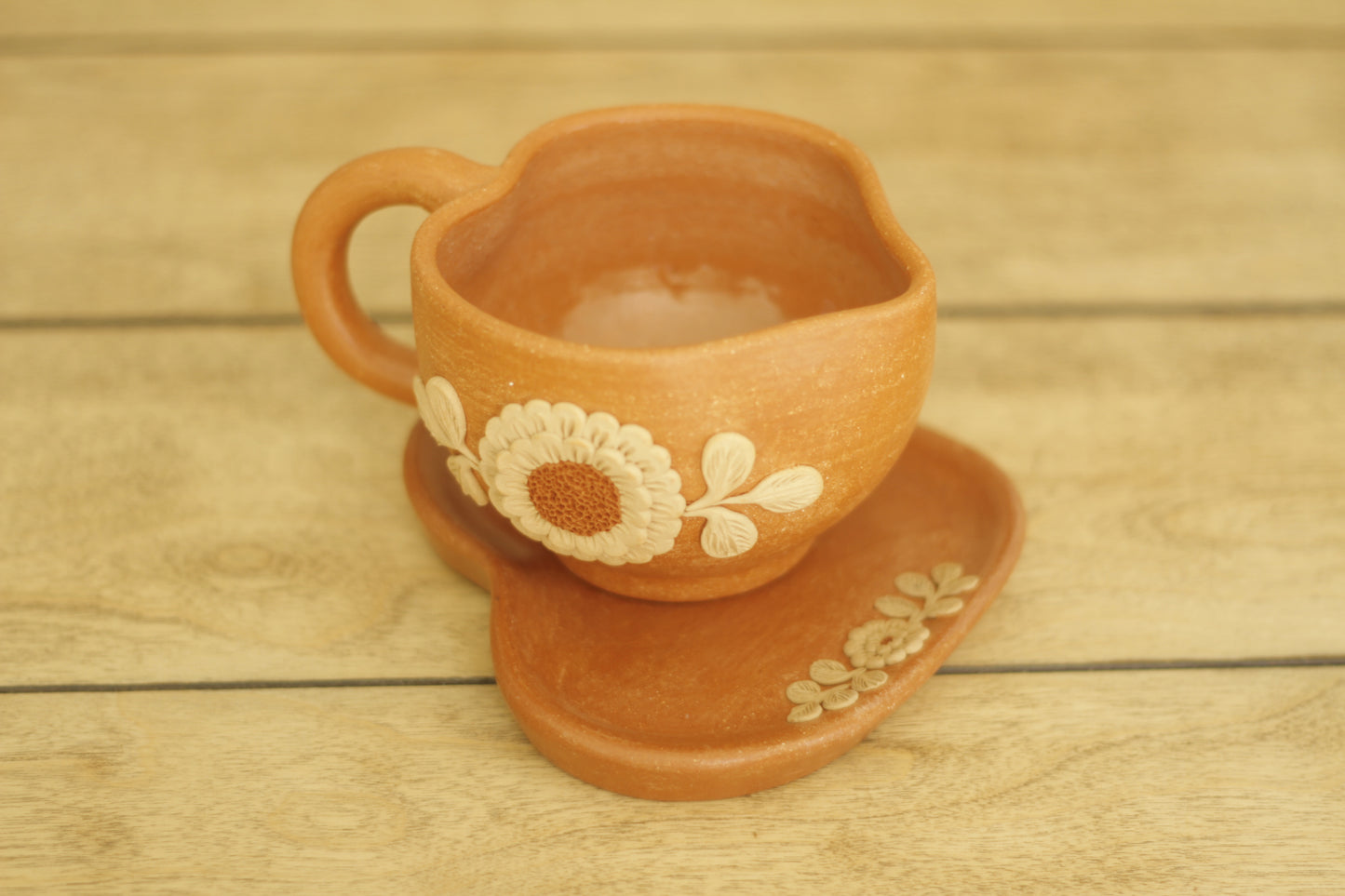 Filigrana Heart Mug & Heart Saucer