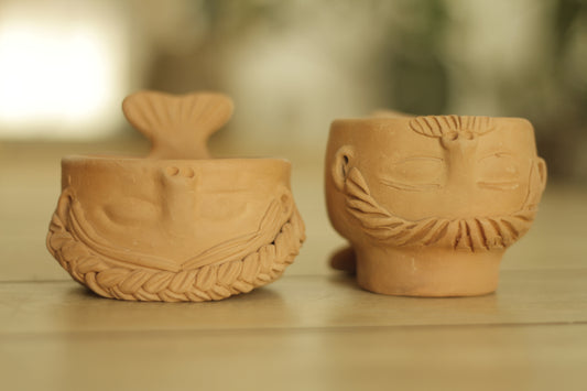 Teresita and Don Jose Inverted Mug Set "Prototype**"