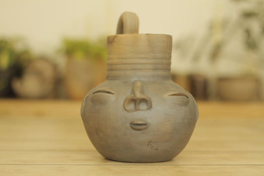 Zapotec Face Pitcher | Medium