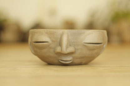 Atzompa Zapotec Face Clay Bowls