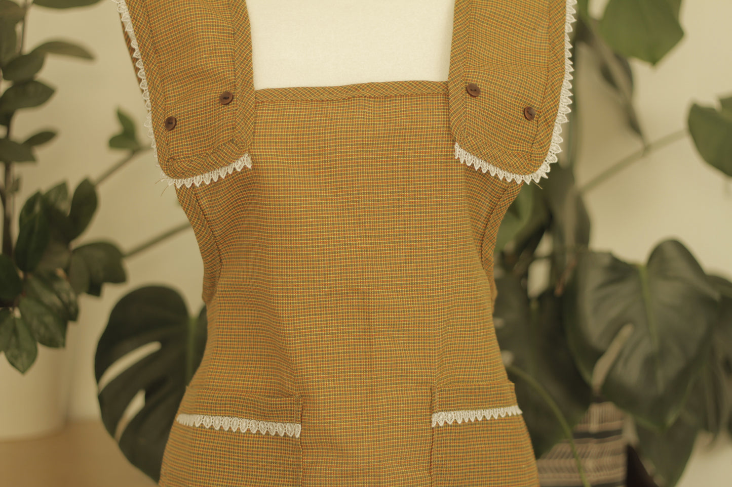 Elena Apron Mustard | Size L & XL