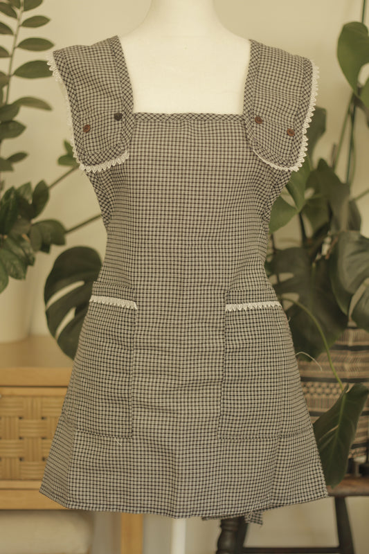Elena Apron | B&W (Size 36)