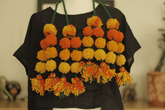 Tlacoyal Pom Pom | Colores Cempasuchil