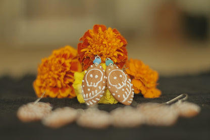 Pan de Muerto con Calavera Earring