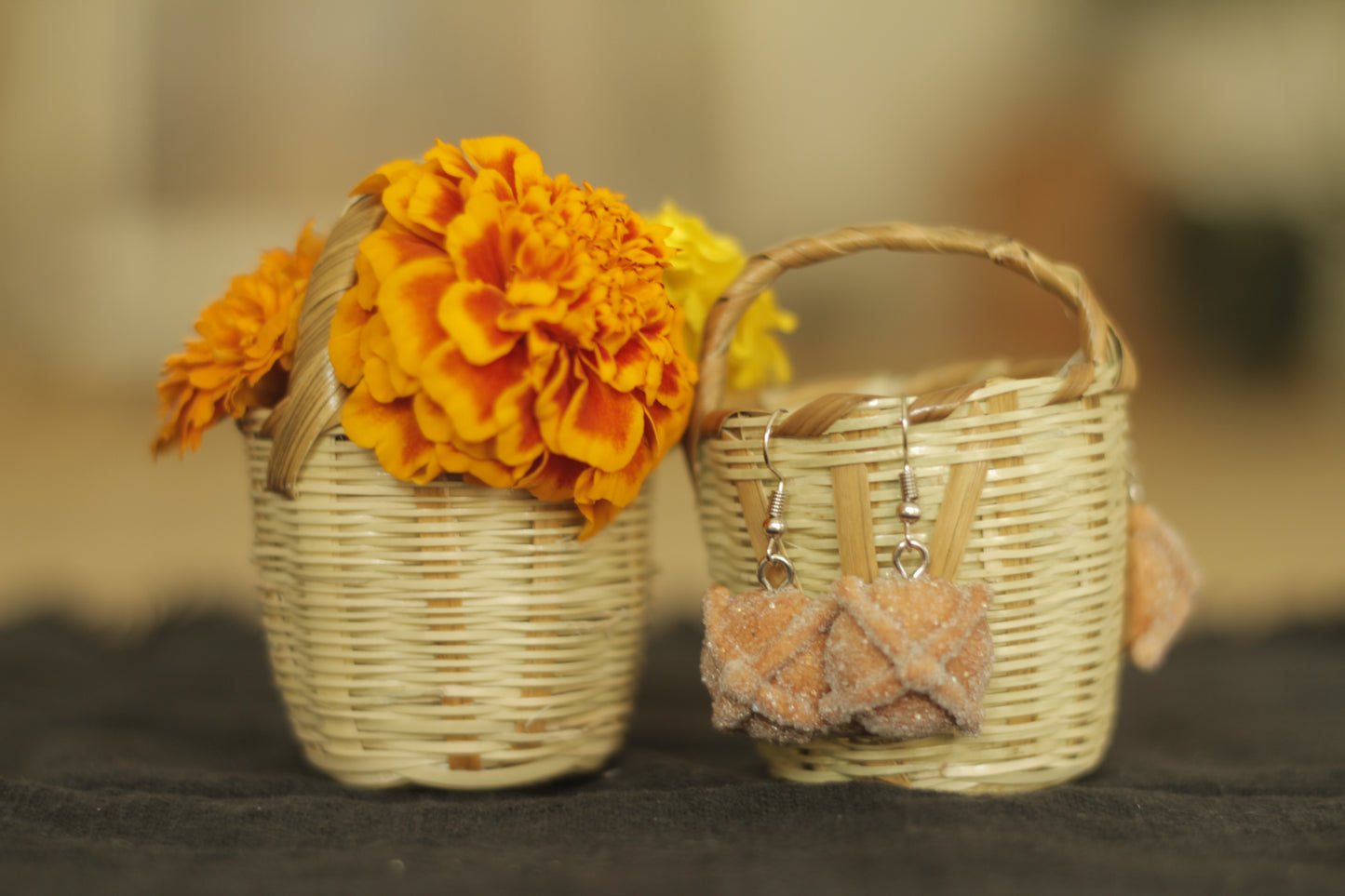 Pan de Muerto Azucarado Earrings