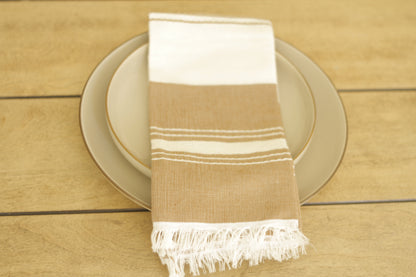 Brown Towel or Dinner Napkin