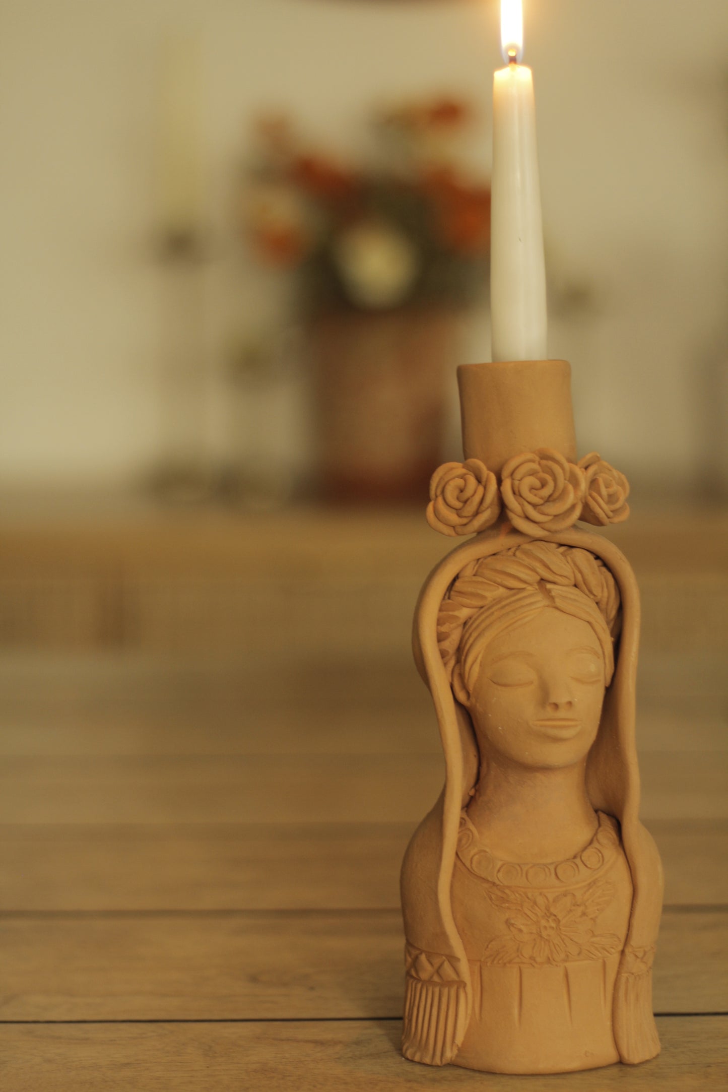 Sara Rebozo Candleholder